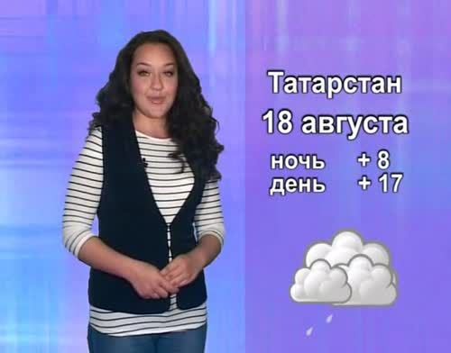 Прогноз погоды на 18 августа от телекомпании "Альметьевск ТВ"