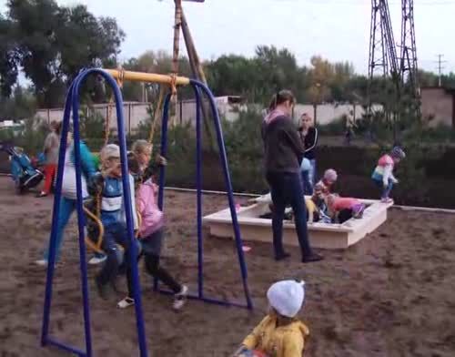 Еще одна детская площадка открылась в Альметьевске