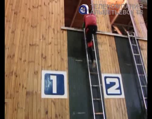 В Альметьевске прошли соревнования по пожарно-прикладному спорту