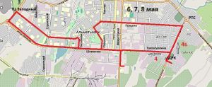 Альметьевские городские автобусы меняют свои маршруты в связи с репетициями Парада Победы
