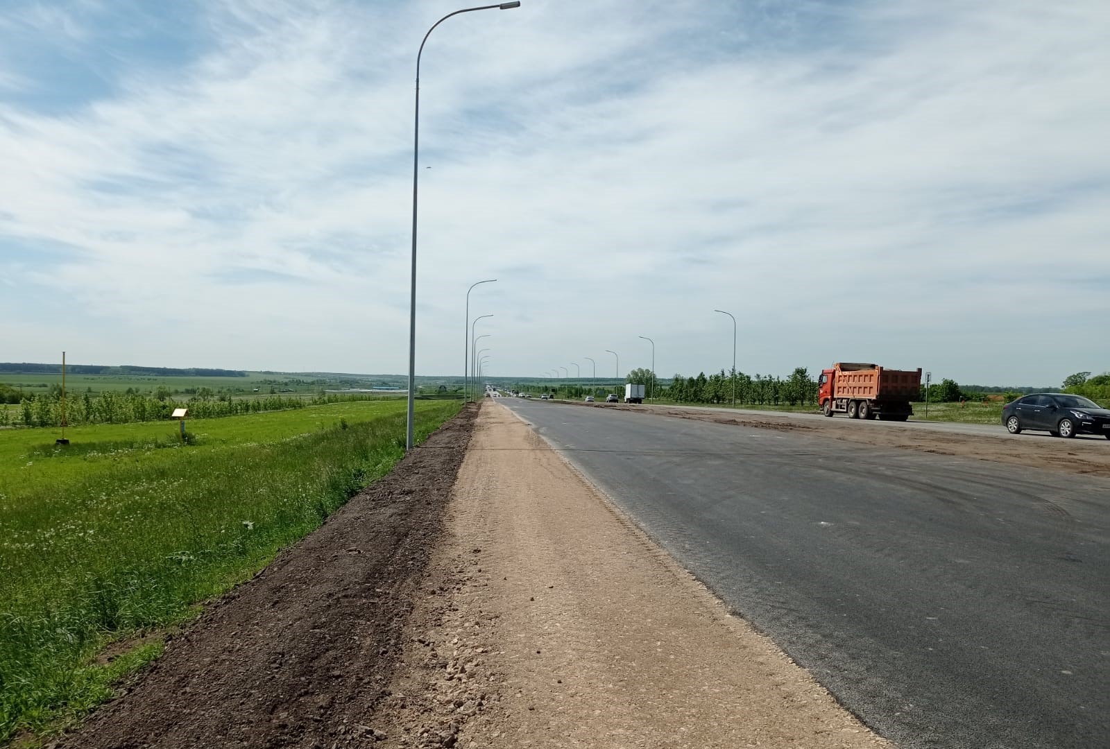 В Татарстане ремонтируют автодорогу Набережные Челны-Заинск-Альметьевск