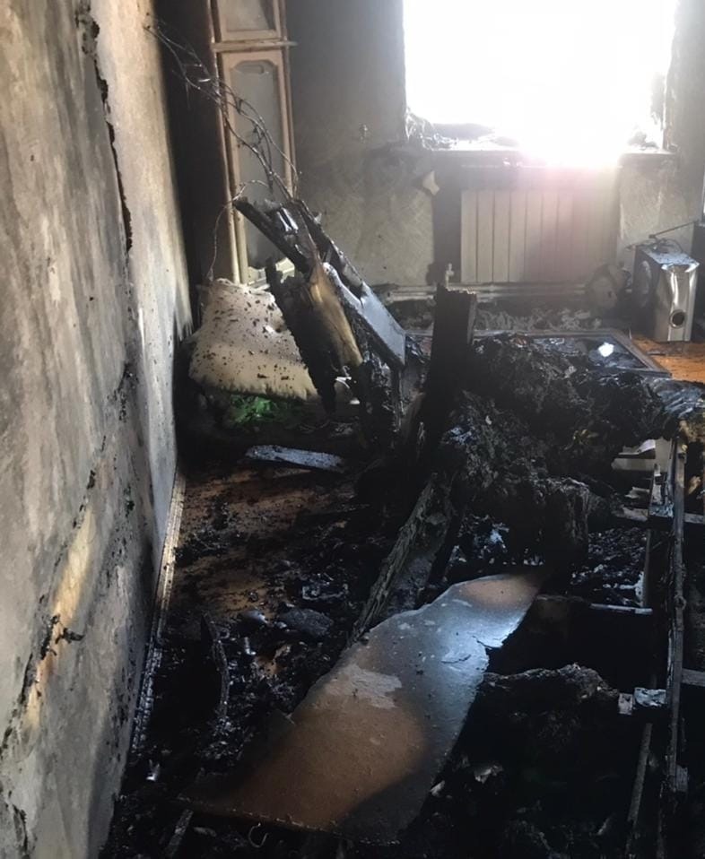 В Альметьевске произошел пожар в частном доме
