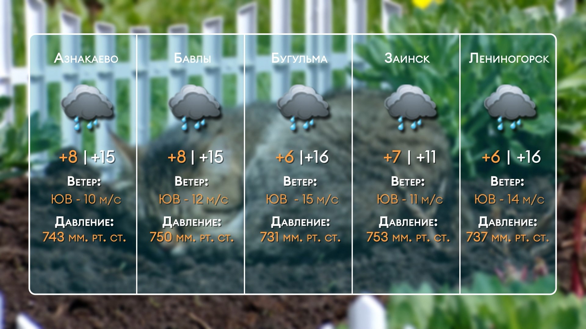 Какая погода ждёт альметьевцев 7 мая?