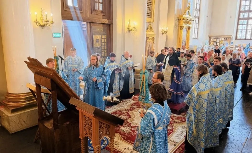 Молебен в Казанском Богородицком мужском монастыре г. Казани
