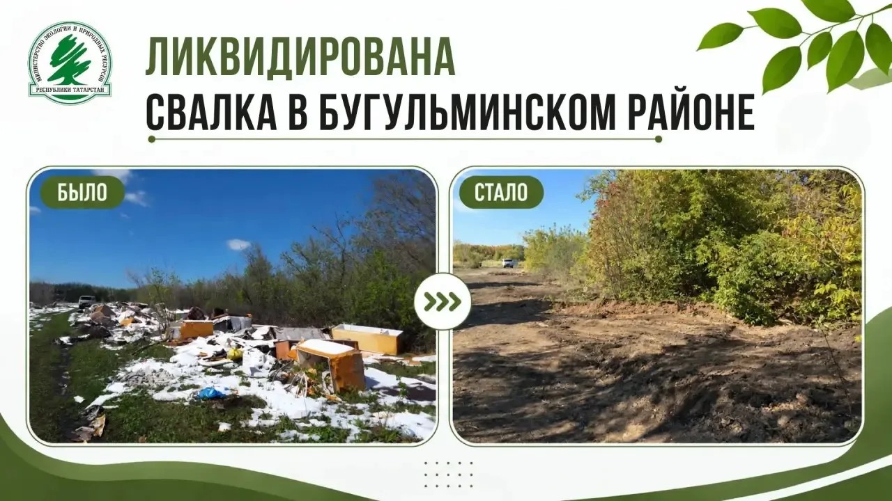 свалка мусора и отходов в бугульме