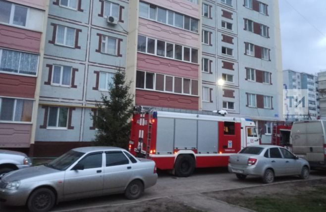 Пожарные спасли хозяев загоревшейся квартиры в Альметьевске