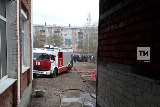 Появились фото с пожара в детском саду Альметьевска
