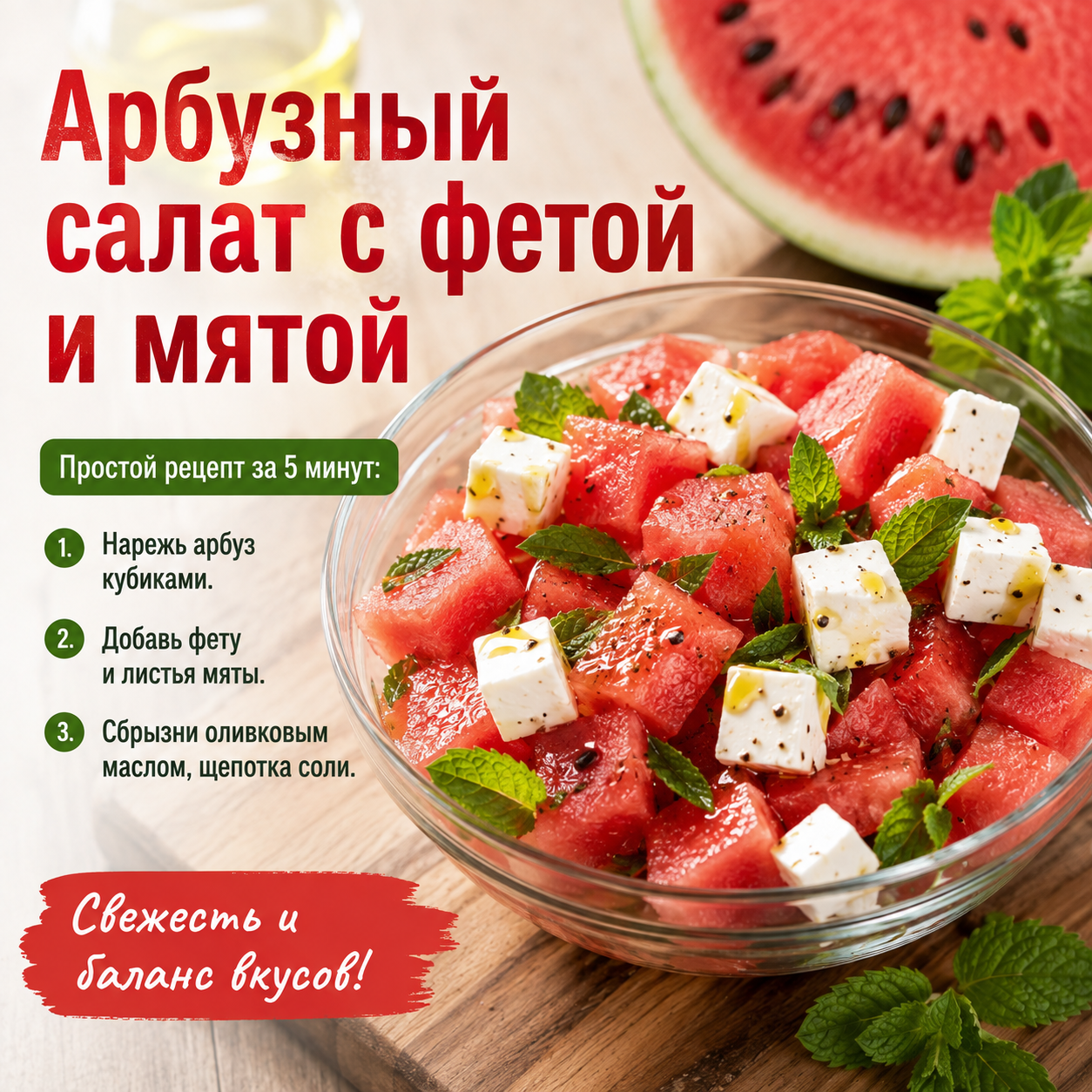 сочный и вкусный спелый арбуз
