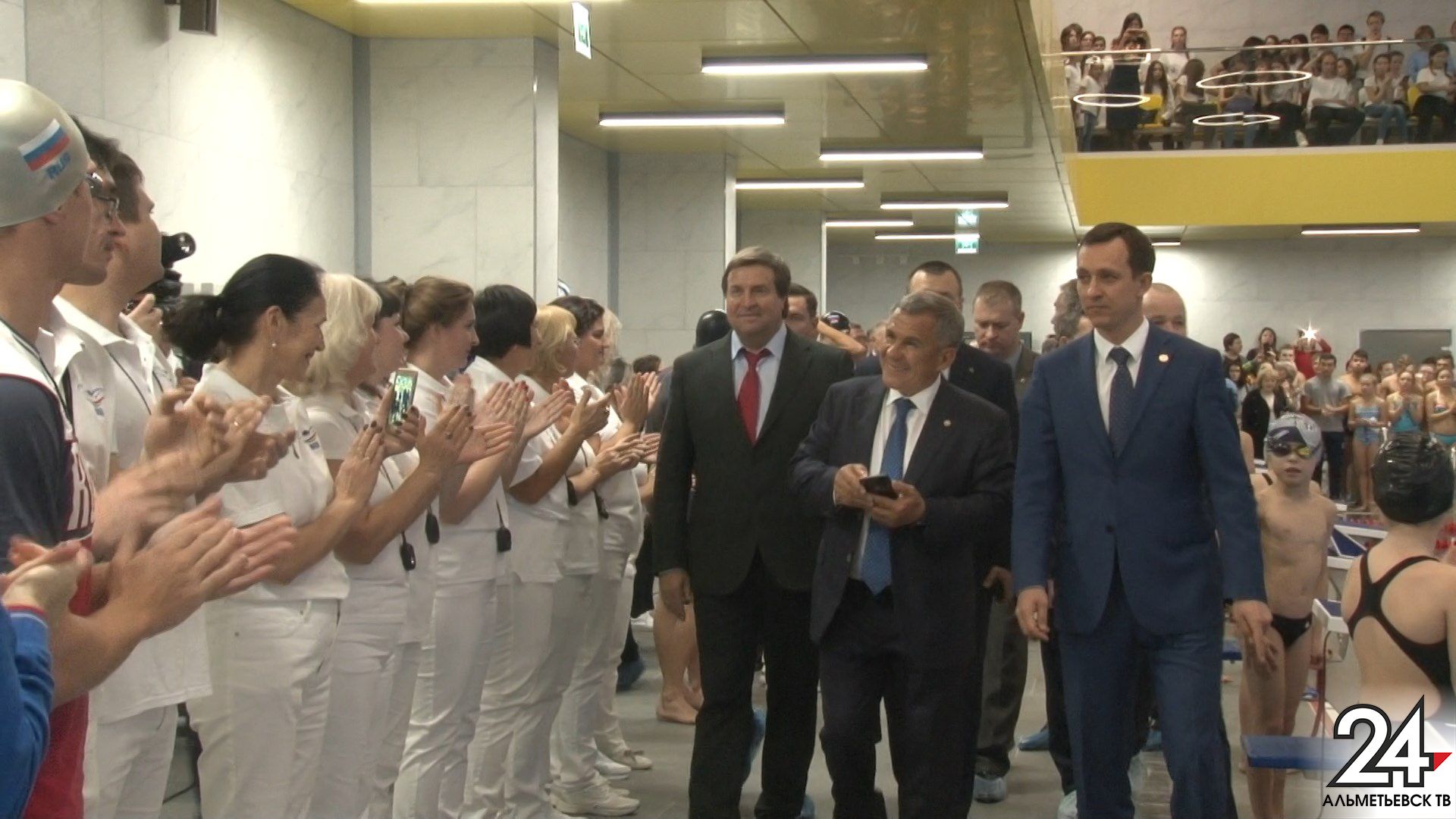 Президент Татарстана открыл в Альметьевске новый спорткомплекс