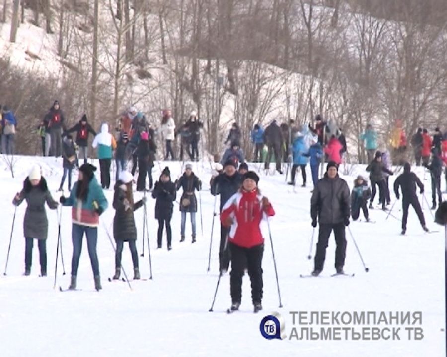 В массовом забеге «Лыжня России - 2016» приняли участие более 23 тысяч альметьевцев