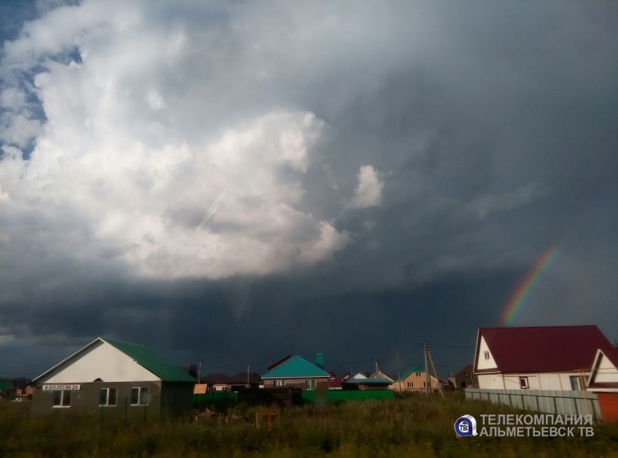 В большинстве районов Татарстана прогнозируется сильный дождь