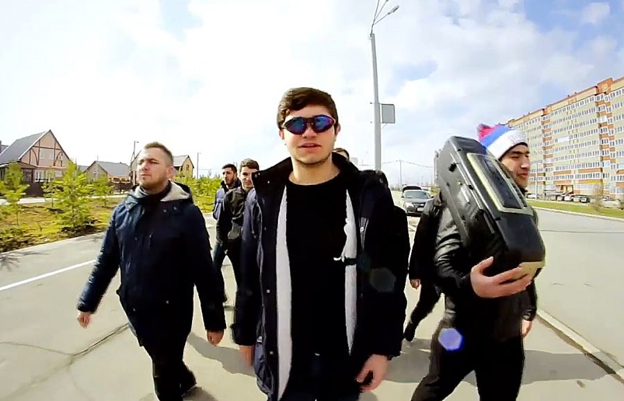В Альметьевске азербайджанская диаспора снялась в видеоклипе