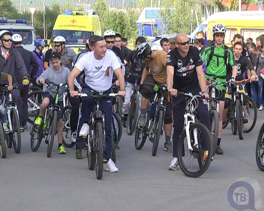 В Альметьевске прошел межконфессиональный велопробег