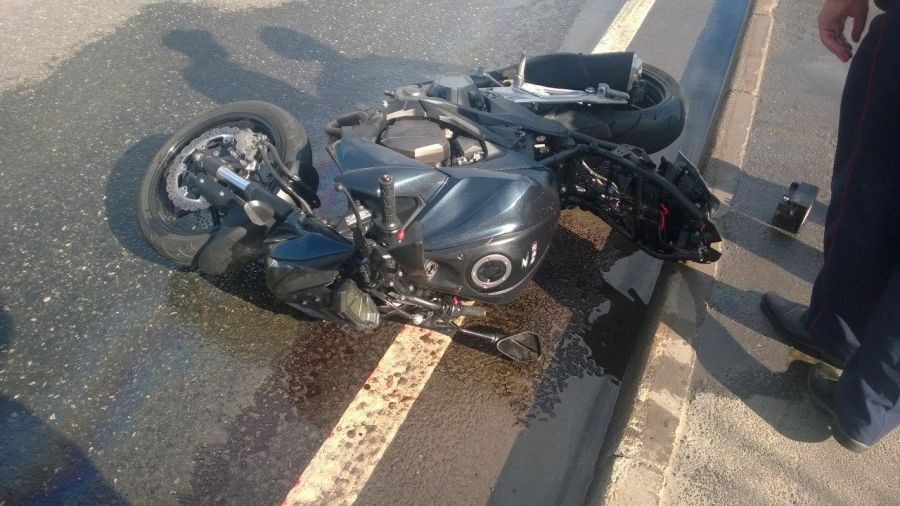 В Татарстане мотоциклист получил множественные переломы при столкновении с «КИА»