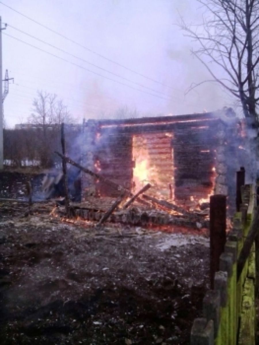 Садовый домик сгорел в Альметьевске