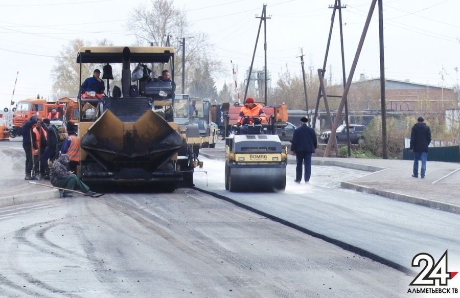 Финишная прямая: в Альметьевске завершается сезон ремонта дорог