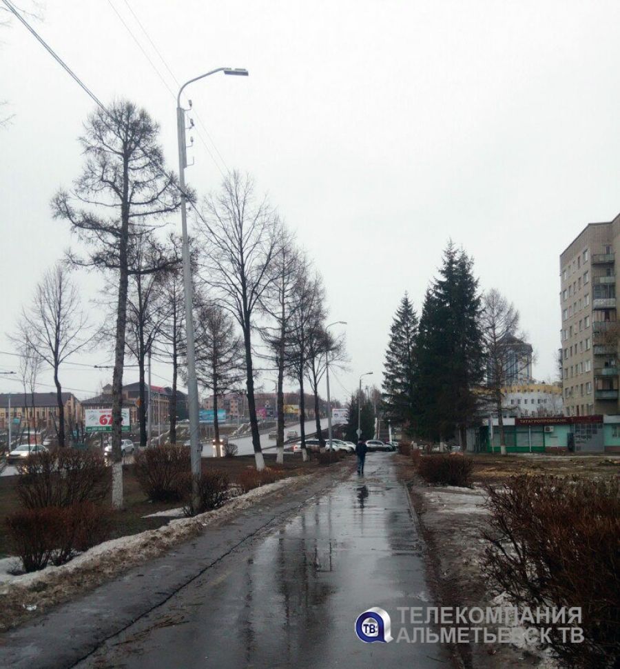 В Альметьевске сохранится пасмурная погода с дождем