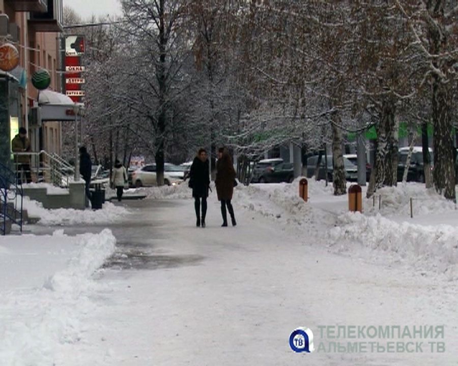 Зима в Альметьевске начнется с небольшим минусом на термометрах
