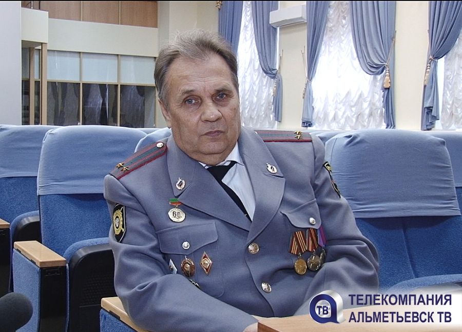 Воспоминаниями о службе в полиции поделился ветеран альметьевской полиции Рашит Ярмиев