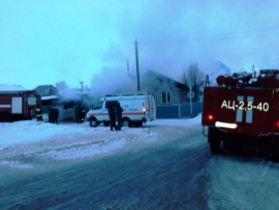 В селе Русский Акташ Альметьевского района произошел пожар