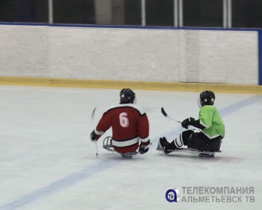 В Альметьевске появился новый вид спорта – следж-хоккей