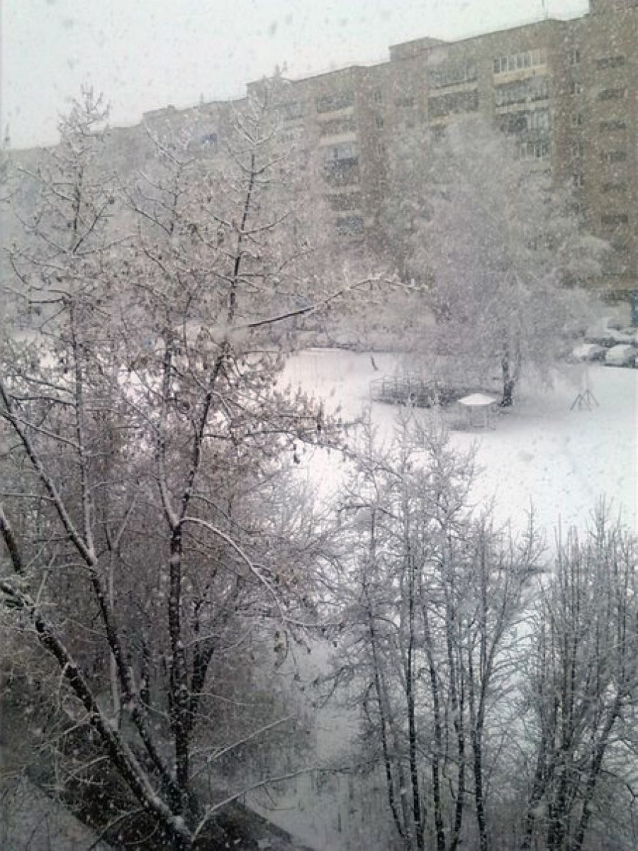 В Альметьевске 8 и 9 октября будет снежно