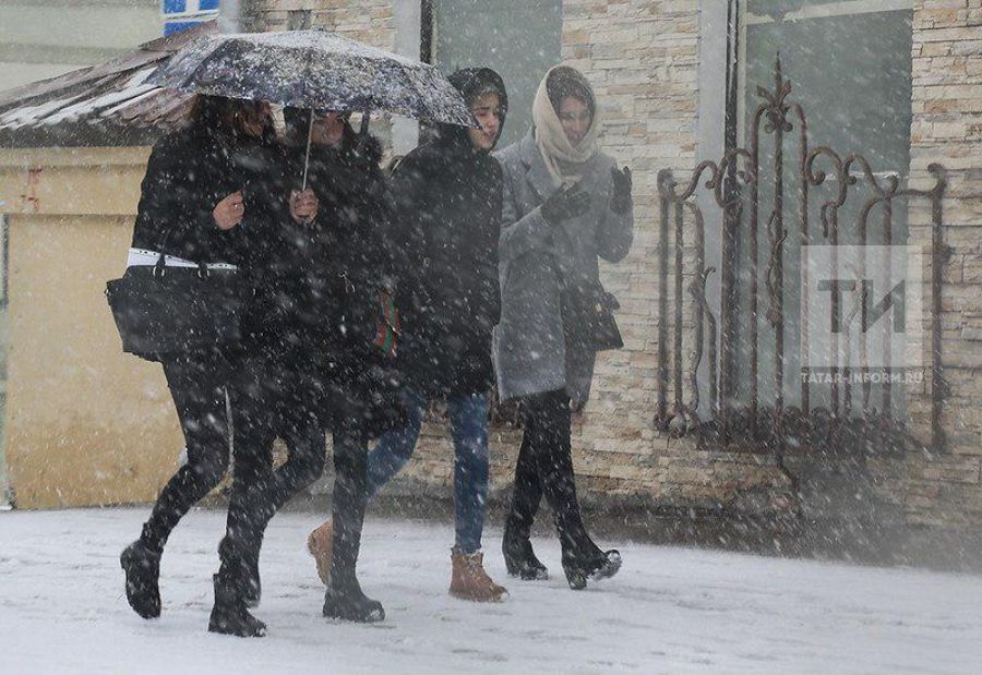 В выходные Татарстан ожидает первый снег