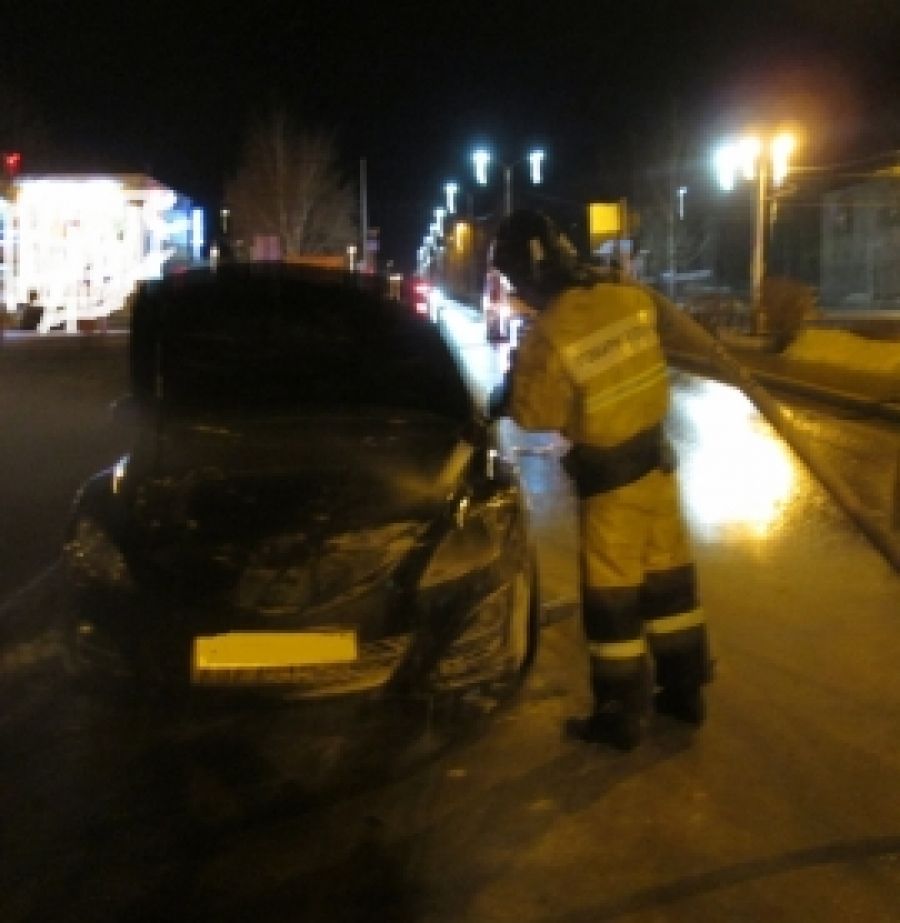 В Альметьевске в результате ДТП сгорела машина