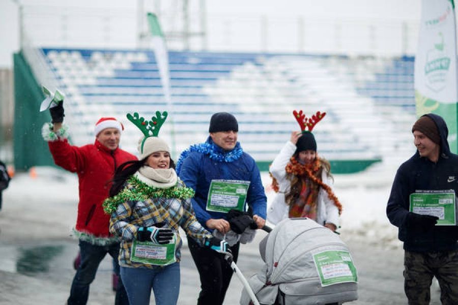 В первый день нового года: Альметьевск присоединился к акции «Забег обещаний»