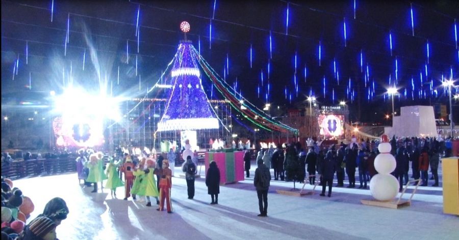 Главная елка Альметьевска поборется за звание первой красавицы Татарстана