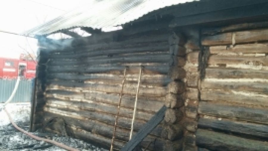 В Альметьевском районе загорелся частный дом