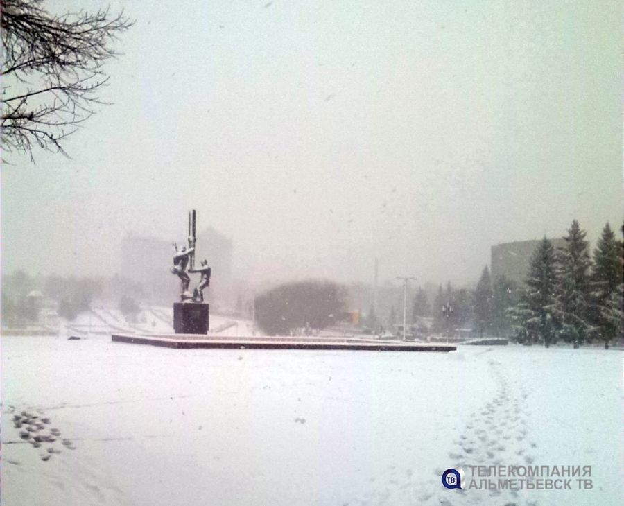 В Альметьевске ожидается сильный снегопад