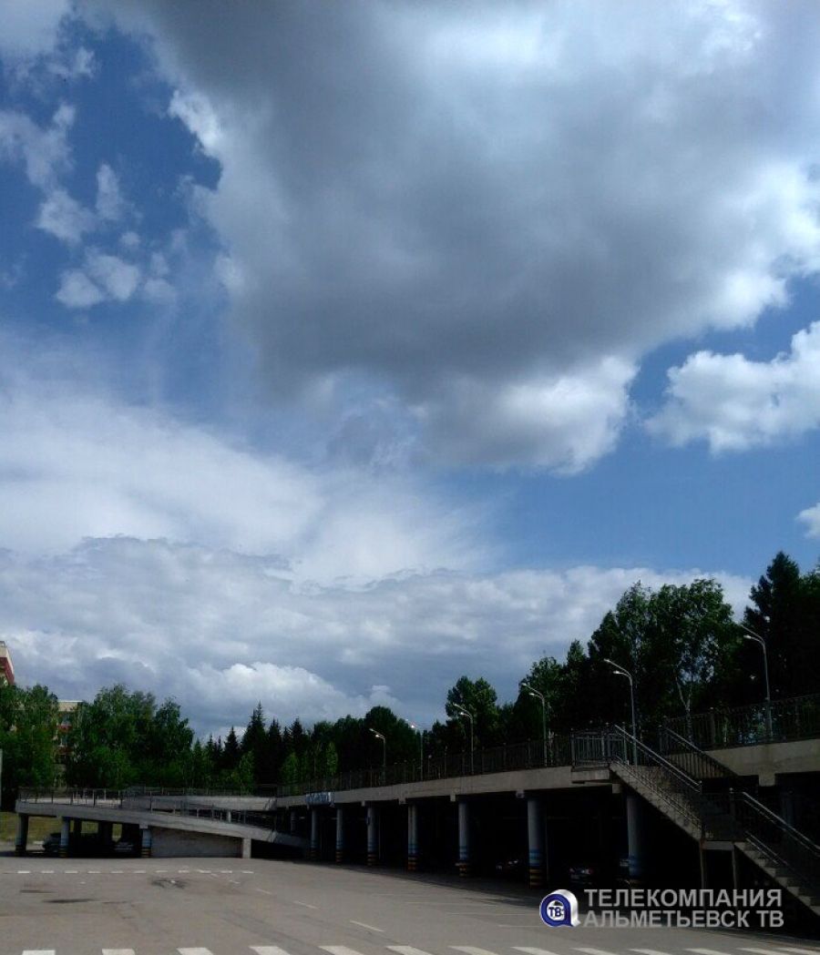 В среду в Альметьевске будет облачно