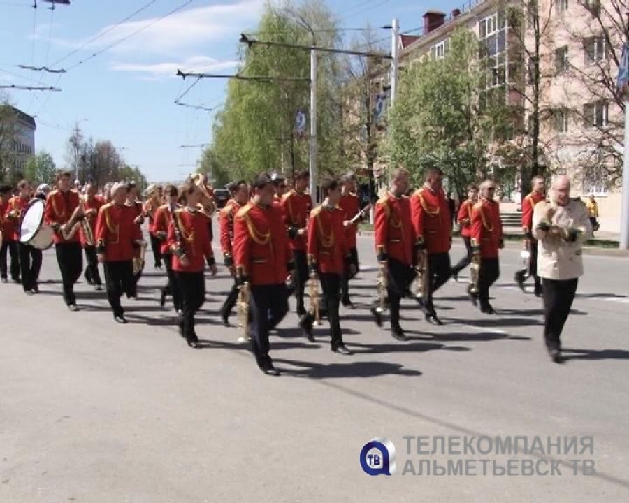 В Альметьевске прошел фестиваль духовых оркестров