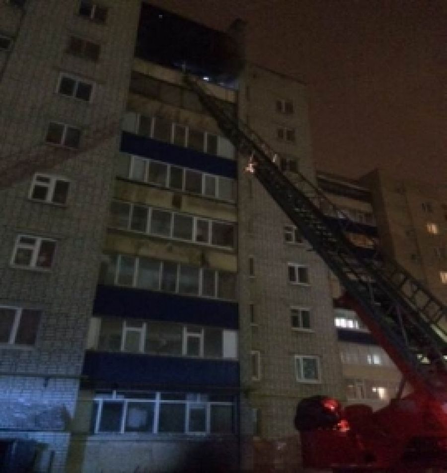 В Татарстане из-за неосторожности при курении загорелся балкон