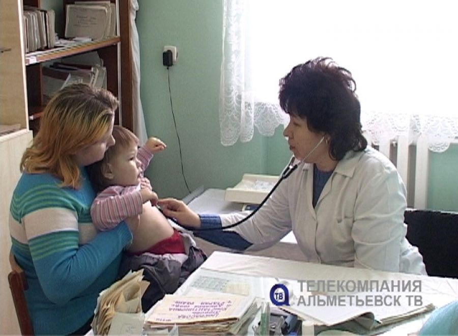 Основная часть заболевших ОРВИ в Альметьевске – дети 