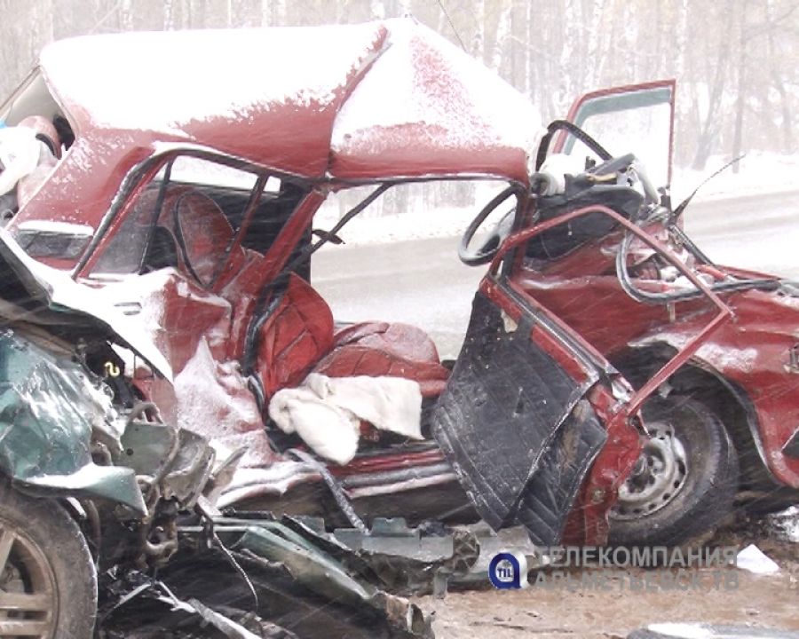 В аварии в Альметьевском районе погибли два человека