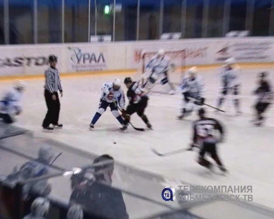В Альметьевске проходит турнир по хоккею, посвященный Дню физкультурника