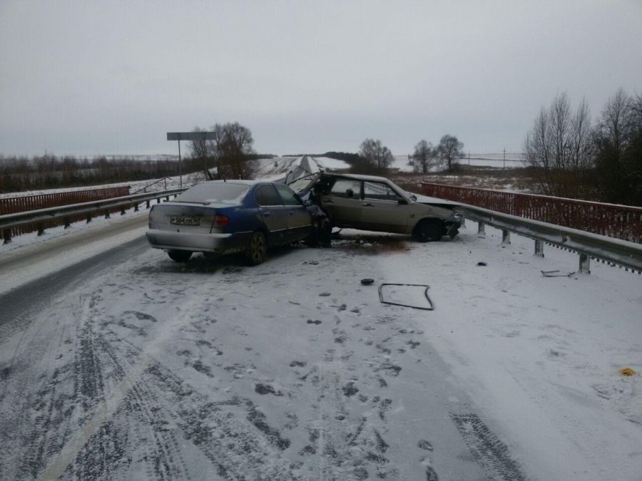 В аварии в Альметьевском районе серьезно пострадала женщина-водитель