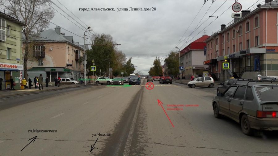 В Альметьевске сбили девушку на пешеходном переходе
