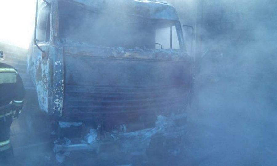 В Татарстане сгорел «КАМАЗе», есть пострадавший