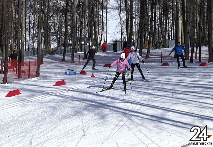 Альметьевск принял участие в лыжных гонках в рамках Спартакиады муниципальных служащих