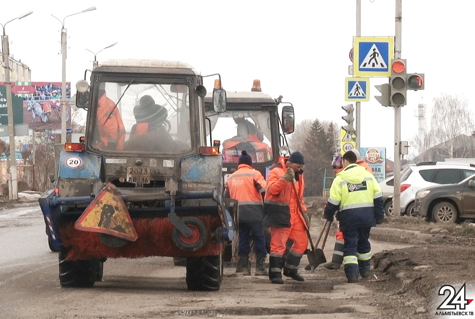 В Альметьевске начался ремонт дорог