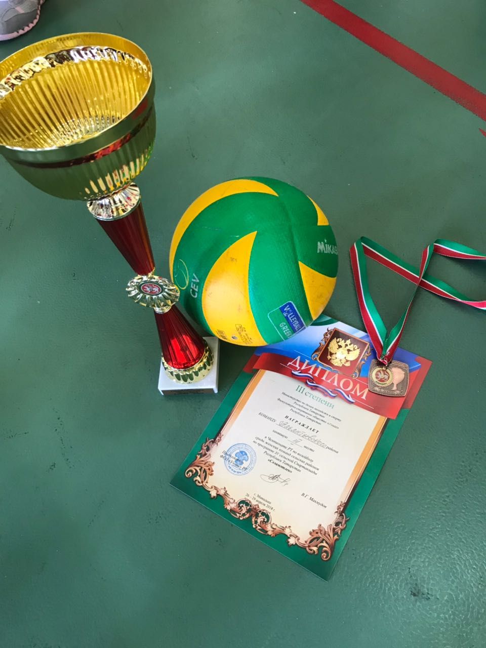 Альметьевск занял призовое место в Чемпионате РТ по волейболу