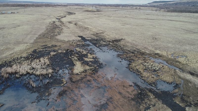 В Ютазинском районе произошел разлив нефти
