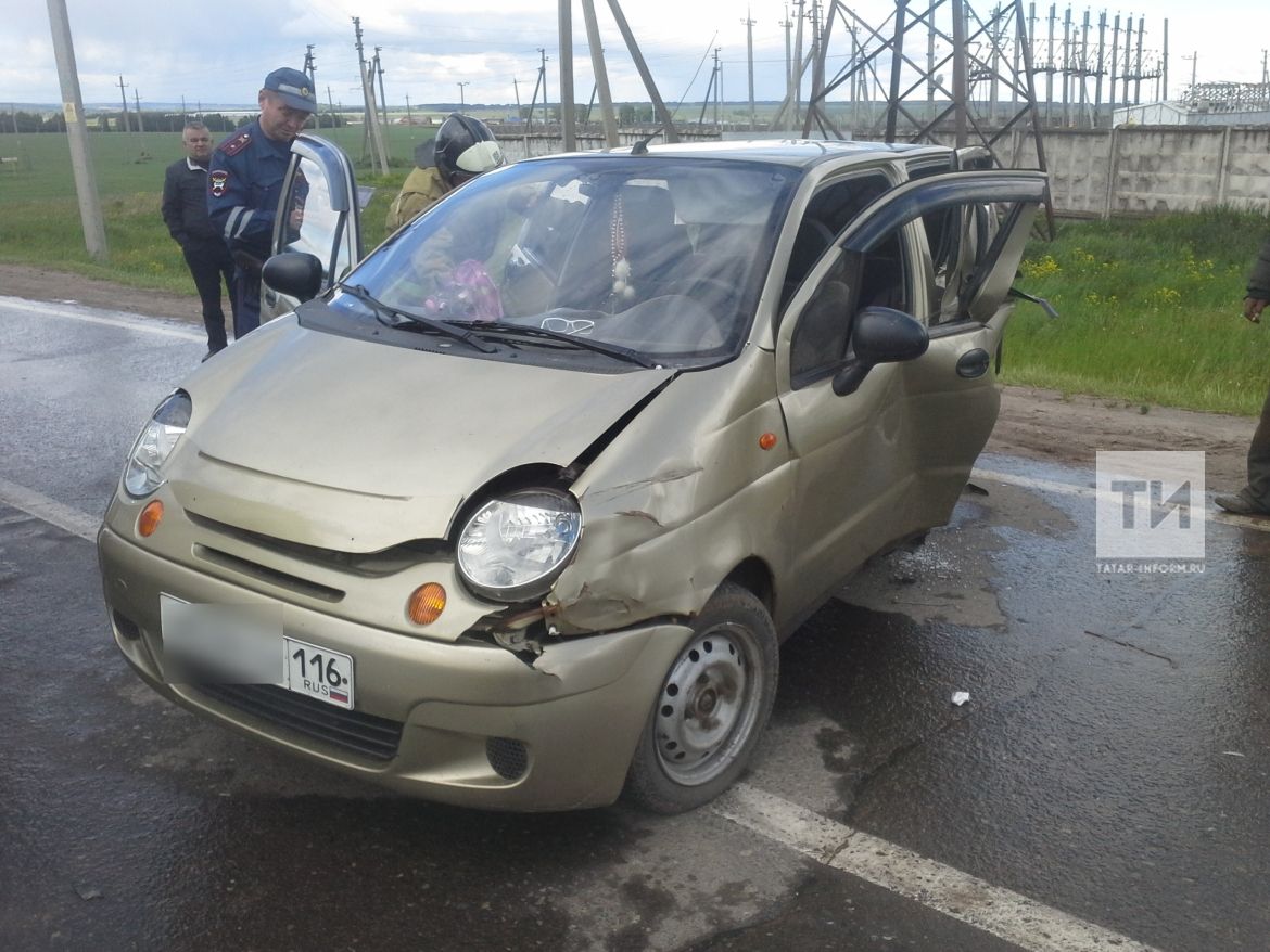 В ДТП в Атнинском районе травмы получили женщина-водитель и ее пассажирка