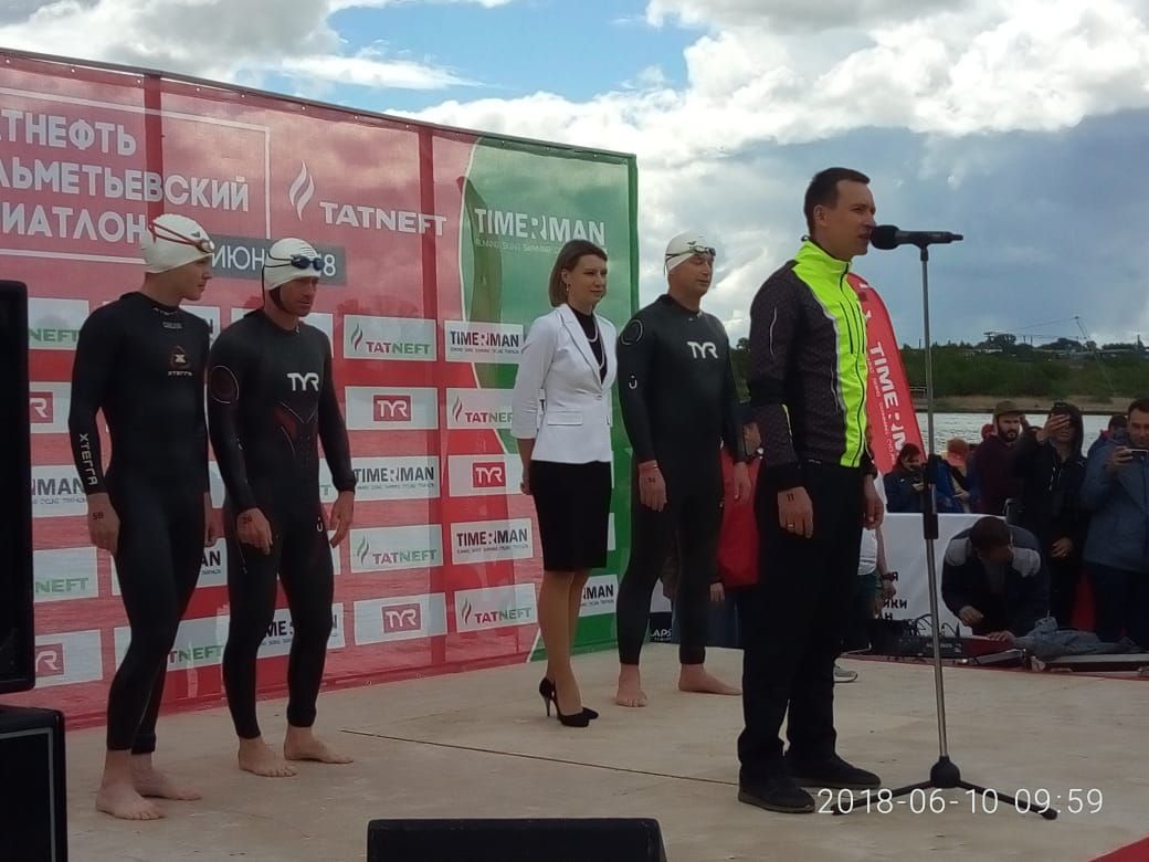 Альметьевск – здесь и сейчас: стартовали соревнования «Татнефть Альметьевский триатлон – 2018»