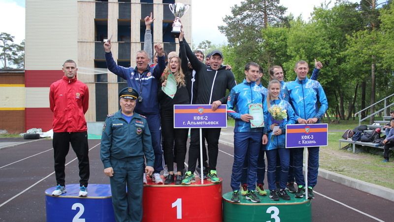 Пожарные из Альметьевска стали чемпионами Татарстана
