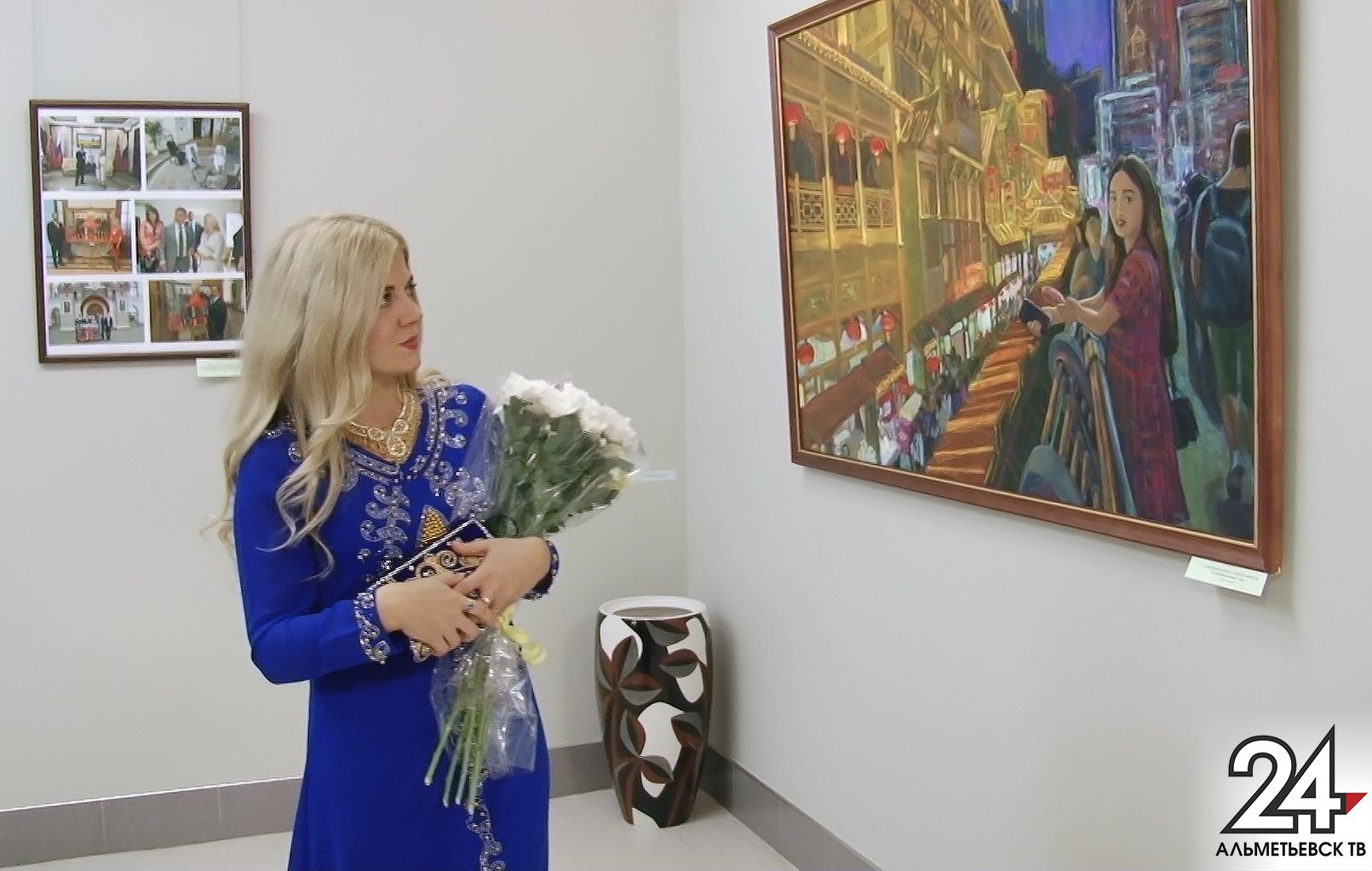 В Альметьевской картинной галерее открылась персональная выставка Полины Илюшкиной