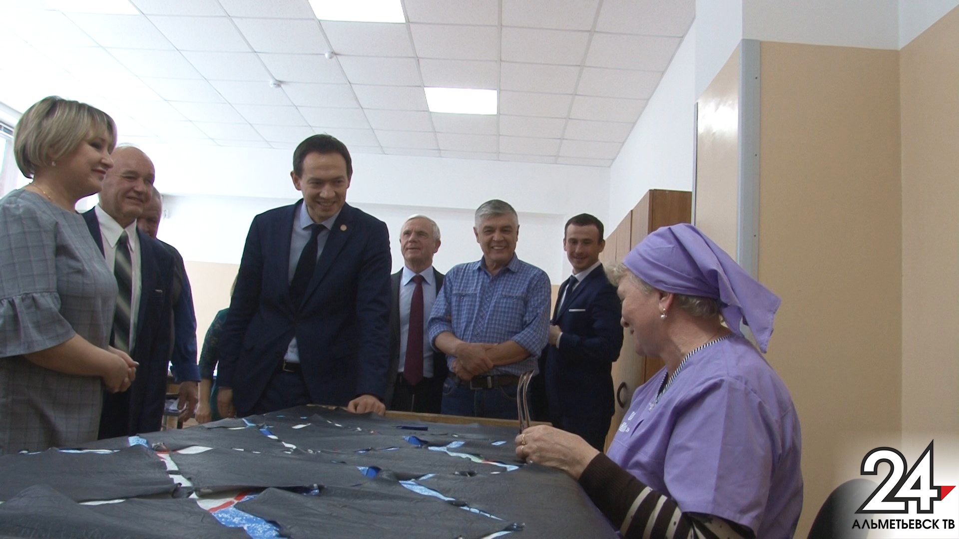 Глава Альметьевского района Тимур Нагуманов посетил реабилитационно-производственное предприятие